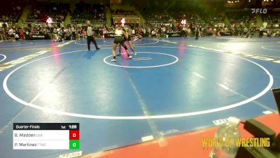 135 lbs Quarterfinal - Brynn Madden, USA Gold vs Parker Martinez, Team Tulsa Wrestling Club