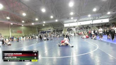 113 lbs Cons. Round 3 - Hunter Hurl, Charger Wrestling Club vs Hamayon Hussaini, Salt Lake City