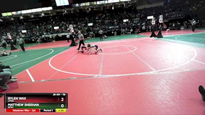 78 lbs Quarterfinal - Matthew Sheehan, OFW1 vs Rylen Wax, CPWA