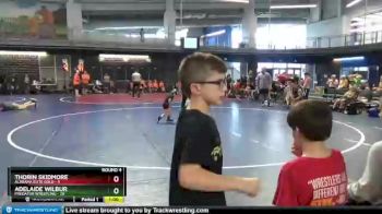 40 lbs Round 4 (10 Team) - Adelaide Wilbur, Predator Wrestling vs Thorin Skidmore, Alabama Elite Gold