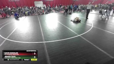 56 lbs Quarterfinal - Gavin Boehlke, No Nonsense Wrestling vs Jebsen Bahl, Lancaster Wrestling Club