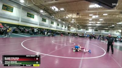 50 lbs Round 2 - Blake Polivka, Watford City Wolves vs Titus Edgar, Redfield Youth Wrestling