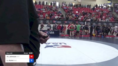 62 kg Final - Nathaniel Johnson, Arizona vs Jawid Azimi, Mad Cow Wrestling Club