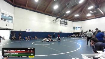 285 lbs Cons. Round 3 - Joseph Rodondi, Menlo College vs Emilio Franco Sandoval, San Francisco State