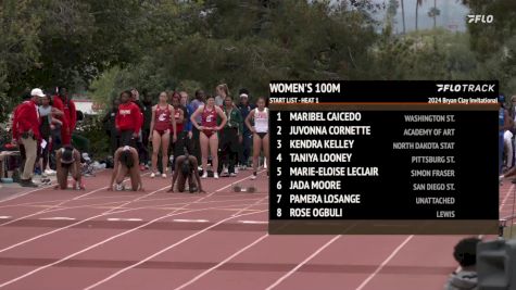 Women's 100m Open, Finals 1