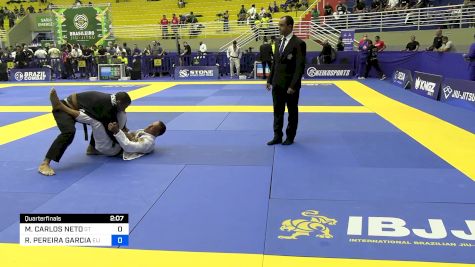 MAGINO CARLOS NETO vs RODRIGO PEREIRA GARCIA 2024 Brasileiro Jiu-Jitsu IBJJF