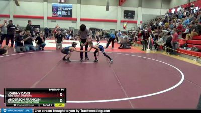 50 lbs Champ. Round 2 - Johnny Davis, Arab Youth Wrestling vs Anderson Franklin, Tuscaloosa Takedown Titans