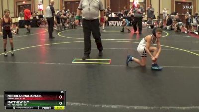 65 lbs Round 2 (4 Team) - Matthew Bly, Mat Assassins vs Nicholas Maliarakis, SVRWC Black