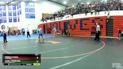 165 lbs Cons. Round 7 - Naria Medrano, Alexandria City vs Teresa Fugal, Albemarle