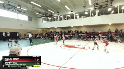 63 lbs Cons. Round 1 - Emmett Hill, Ferndale Force Wrestling Club vs Radley Berry, NWWC