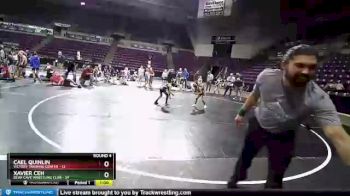 53 lbs Round 4 (10 Team) - Xavier Ceh, Bear Cave Wrestling Club vs Cael Quinlin, Victory Training Center