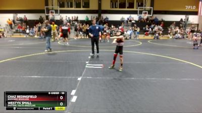 55 lbs Round 5 - Westyn Small, Eastside Youth Wrestling vs Chaz Bedingfield, Backyard Brawlers