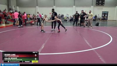 70 lbs Cons. Round 3 - Kaleb Bishop, Fort Payne Youth Wrestling vs Ryder Luke, Tiger Youth Wrestling