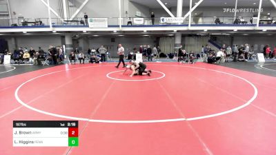 197 lbs Consi Of 8 #2 - Jt Brown, Army-West Point vs Levko Higgins, Penn State University-Unattached