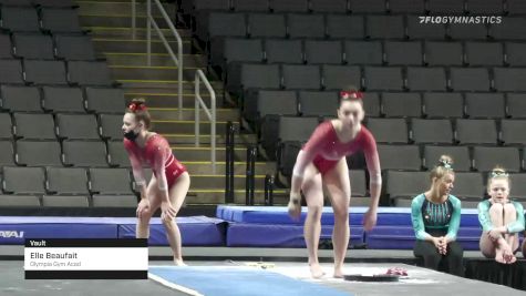 Elle Beaufait - Vault, Olympia Gym Acad - 2022 Elevate the Stage Toledo presented by Promedica