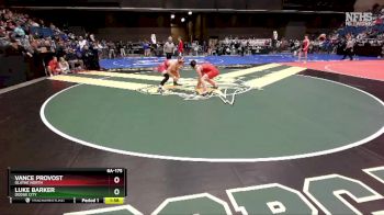 6A-175 lbs Semifinal - Luke Barker, Dodge City vs Vance Provost, Olathe North