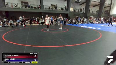 138 lbs Champ. Round 2 - Jayson Suetos, CA vs John Hayes, OR