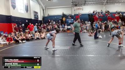 122 lbs Round 2 - Shayne Ross, KC Elite Training Center vs Mac Milligan, Summerville Takedown Club