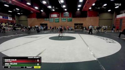 197 lbs Champ. Round 1 - Wes Tielens, Palomar vs David Calix, Santa Ana