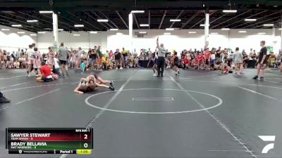 60 lbs Round 1 (4 Team) - Sawyer Stewart, Team Smash vs Brady Bellavia, Mat Warriors