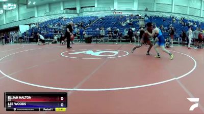 132 lbs Cons. Round 2 - Elijah Halton, OH vs Lee Woods, OH