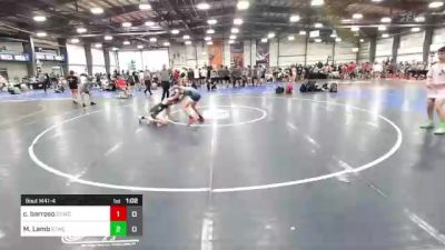 106 lbs Rr Rnd 1 - Carlos Barroso, Grain House Wrestling Club vs Michael Lamb, Shore Thing Surf