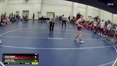 160 lbs Round 3 (6 Team) - Tyce Faber, Minnesota Gold vs James Hill, Kansas Anacondas