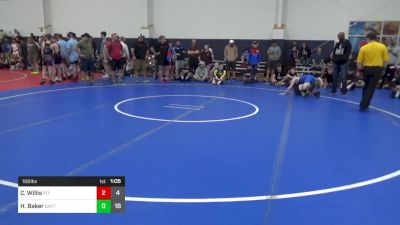 102 lbs Round 1 - Cole Willis, Pit Crew vs Henry Baker, Dayton Bandits - Black