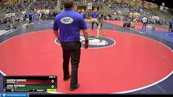 128 lbs Finals (8 Team) - Ansen Widing, Redmond vs Jose Romero, Dallas