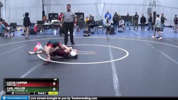 80 lbs Finals (2 Team) - Cael Muller, Grit Mat Club Blue vs Lucas Copper, Rebellion
