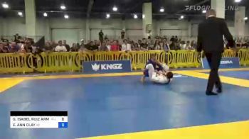 GLORIA ISABEL RUIZ ARMAS vs ELISABETH ANN CLAY 2022 American National IBJJF Jiu-Jitsu Championship