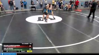 145 lbs Round 1 - Delen Byrd, SOLDOTNA WHALERS WRESTLING CLUB vs Kilian Christiansen, KODIAK WRESTLING CLUB