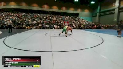 138 lbs Cons. Round 1 - Nelson Campos, McMinnville vs Kros O`Brien, Lakeland