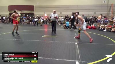 150 lbs Round 3 (6 Team) - Max Riney, Ares vs Devaughn Williams, Ohio Gold