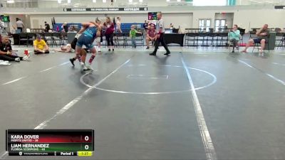 130 lbs Finals (8 Team) - Kara Dover, Misfits United vs Liam Hernandez, Florida Scorpions