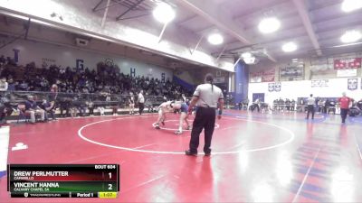 138 lbs Semifinal - Drew Perlmutter, Camarillo vs Vincent Hanna, Calvary Chapel SA