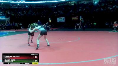 105 lbs Cons. Round 3 - Kiana Suro, Denver South vs Katelyn Faczak, Bennett