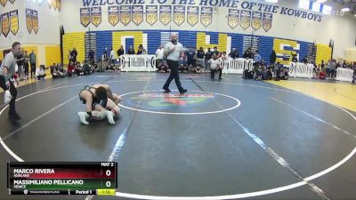 132 lbs Semifinal - MARCO RIVERA, Sunlake vs Massimiliano Pellicano, Venice