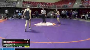 126 lbs Round 5 (8 Team) - Ein Obermiller, Grand Island vs Kolby Williams, Cheyenne East