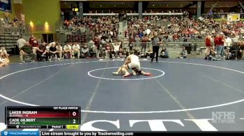 144 lbs Finals (8 Team) - Laker Ingram, Blackwell vs Cade Gilbert, Marlow