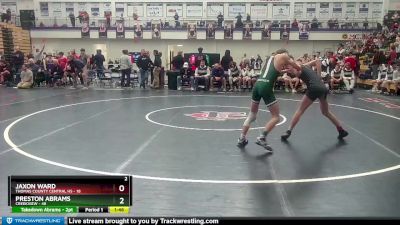 126 lbs 2nd Wrestleback (16 Team) - Preston Abrams, Creekview vs Jaxon Ward, Thomas County Central HS