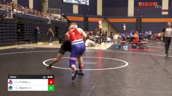 197 lbs Round Of 16 - Liam Volk-Klos, American vs Lou Deprez, Binghamton