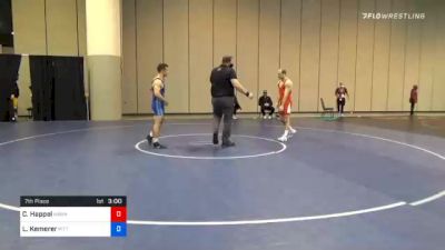 65 kg 7th Place - Carter Happel, Hawkeye Wrestling Club vs Luke Kemerer, Pittsburgh Wrestling Club