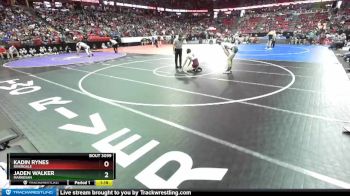 D3-182 lbs Quarterfinal - Jaden Walker, Markesan vs Kadin Rynes, Riverdale