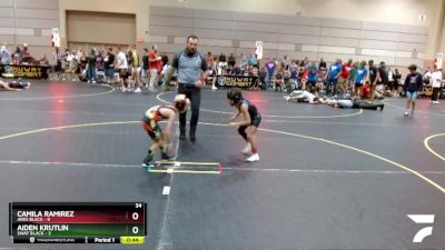 49 lbs Finals (8 Team) - Camila Ramirez, Ares Black vs Aiden Krutlin, SWAT Black