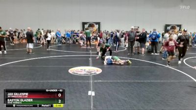 62 lbs Quarterfinal - Easton Glazier, Dixie Hornets vs Jax Gillespie, Jet Wrestling Club