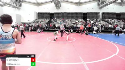 85-I lbs Quarterfinal - Bronco Campsey, Barn Brothers vs Tristan ORourke, Marlton