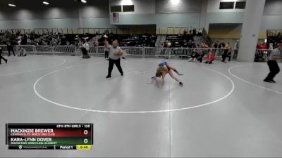 108 lbs Cons. Semi - Kara-Lynn Dover, Roundtree Wrestling Academy vs Mackinzie Brewer, Eierman Elite Wrestling Club