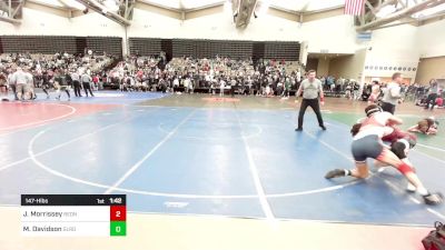 147-H lbs Round Of 32 - Justin Morrissey, RedNose Wrestling School vs Mac Davidson, Glen Ridge