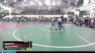 189 lbs Champ. Round 2 - Sam Rudder, Fremont vs Chantz Johnson, Lowell Scott